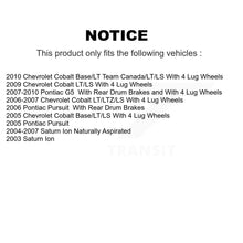 Charger l'image dans la galerie, Front Coated Brake Rotor Ceramic Pad Kit For Chevrolet Cobalt Saturn Ion Pontiac