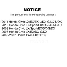 Charger l'image dans la galerie, Front Coated Disc Brake Rotors And Ceramic Pads Kit For Honda Civic