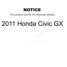 Load image into Gallery viewer, [Front] 2011 Honda Civic GX Premium Coated Rotors &amp; Ceramic Pads Brake Kit For Max Braking