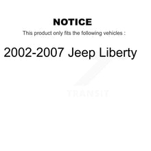 Load image into Gallery viewer, [Front] 2002-2007 Jeep Liberty Premium Coated Rotors &amp; Ceramic Pads Brake Kit For Max Braking