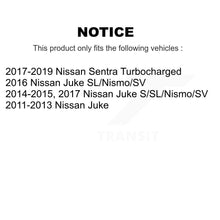 Load image into Gallery viewer, Front Coated Disc Brake Rotors And Ceramic Pads Kit For Nissan Sentra Juke