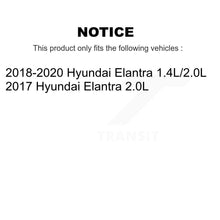 Charger l'image dans la galerie, Rotors de frein à disque à revêtement avant et kit de plaquettes en céramique pour Hyundai Elantra 