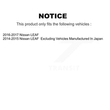Charger l'image dans la galerie, Front Coated Disc Brake Rotors And Ceramic Pads Kit For Nissan LEAF