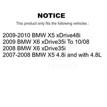Load image into Gallery viewer, Front Rear Coated Disc Brake Rotors And Ceramic Pads Kit For BMW X5 X6