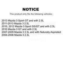 Charger l'image dans la galerie, Front Rear Coated Disc Brake Rotors And Ceramic Pads Kit For Mazda 3 Sport