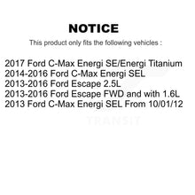 Load image into Gallery viewer, Front Rear Coated Disc Brake Rotors And Ceramic Pads Kit For Ford Escape C-Max