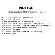 Charger l'image dans la galerie, Front Rear Coated Disc Brake Rotors And Ceramic Pads Kit For Honda Civic