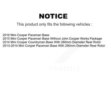 Load image into Gallery viewer, Front Rear Coated Brake Rotor Ceramic Pad Kit For Mini Cooper Countryman Paceman