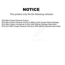 Charger l'image dans la galerie, Front Rear Coated Brake Rotor Ceramic Pad Kit For Mini Cooper Countryman Paceman