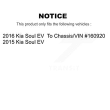 Charger l'image dans la galerie, Front Rear Coated Disc Brake Rotors And Ceramic Pads Kit For Kia Soul EV