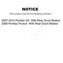 Load image into Gallery viewer, Front Rear Coated Disc Brake Rotors And Ceramic Pads Kit For Pontiac G5 Pursuit