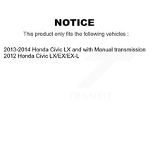 Charger l'image dans la galerie, Front Rear Coated Disc Brake Rotors And Ceramic Pads Kit For Honda Civic