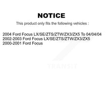 Charger l'image dans la galerie, Front Rear Coated Disc Brake Rotors And Ceramic Pads Kit For Ford Focus