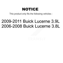 Load image into Gallery viewer, Front Rear Coated Disc Brake Rotors And Ceramic Pads Kit For Buick Lucerne