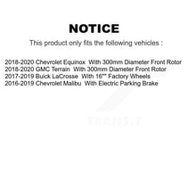 Load image into Gallery viewer, Front Rear Coated Brake Rotor &amp; Ceramic Pad Kit For Chevrolet Equinox Malibu GMC