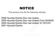 Load image into Gallery viewer, Front Rear Coated Disc Brake Rotors And Ceramic Pads Kit For Hyundai Elantra