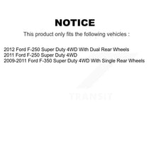 Charger l'image dans la galerie, Front Rear Coat Brake Rotors Ceramic Pad Kit For Ford F-250 Super Duty F-350 4WD