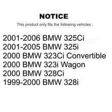 Charger l'image dans la galerie, Front Rear Coated Brake Rotor Ceramic Pad Kit For BMW 325i 325Ci 323i 328i 323Ci