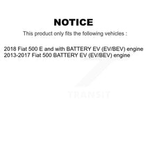 Load image into Gallery viewer, Front Rear Coated Disc Brake Rotors And Ceramic Pads Kit For Fiat 500