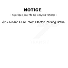 Charger l'image dans la galerie, Front Rear Coated Disc Brake Rotors And Ceramic Pads Kit For Nissan LEAF