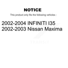 Charger l'image dans la galerie, Front Rear Coat Disc Brake Rotors Ceramic Pad Kit For Nissan Maxima INFINITI I35