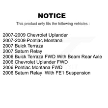 Charger l'image dans la galerie, Front Rear Coat Brake Rotor Ceramic Pad Kit For Chevrolet Uplander Buick Terraza