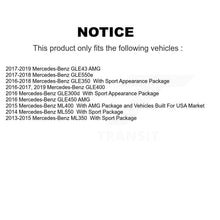 Load image into Gallery viewer, Rear Coated Brake Rotor Ceramic Pad Kit For Mercedes-Benz ML350 GLE350 GLE43 AMG