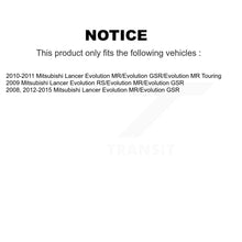 Charger l'image dans la galerie, Kit de rotors de frein à disque à revêtement arrière et de plaquettes en céramique pour Mitsubishi Lancer 