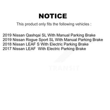 Load image into Gallery viewer, Rear Coated Disc Brake Rotor Ceramic Pad Kit For Nissan Rogue Sport LEAF Qashqai