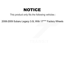 Charger l'image dans la galerie, [Rear] 2008-2009 Subaru Legacy 3.0L Premium Coated Rotors &amp; Ceramic Pads Brake Kit For Max Braking