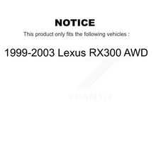 Charger l'image dans la galerie, [Rear] 1999-2003 Lexus RX300 AWD Premium Coated Rotors &amp; Ceramic Pads Brake Kit For Max Braking