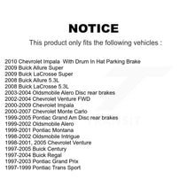 Charger l'image dans la galerie, Rear Coat Brake Rotor Ceramic Pad Kit For Chevrolet Impala Buick Pontiac Century