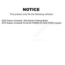 Charger l'image dans la galerie, Rear Coated Disc Brake Rotors And Ceramic Pads Kit For Subaru Crosstrek