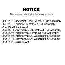 Load image into Gallery viewer, Front Rear Coat Brake Rotors Ceramic Pad Drum Kit For Chevrolet Aveo Spark Aveo5