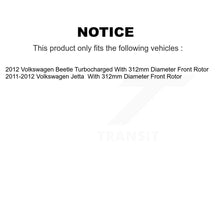 Load image into Gallery viewer, Front Rear Coated Brake Rotor Ceramic Pad &amp; Drum Kit For Volkswagen Jetta Beetle