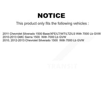 Load image into Gallery viewer, Front Rear Coated Brake Rotor Ceramic Pad Drum Kit (9Pc) For Chevrolet Silverado