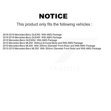 Load image into Gallery viewer, Front Coat Disc Brake Rotor Ceramic Pad Kit For Mercedes-Benz ML350 GLE350 ML400