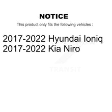 Charger l'image dans la galerie, Front Coated Disc Brake Rotors And Ceramic Pads Kit For Kia Niro Hyundai Ioniq