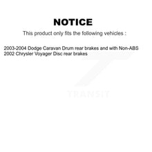 Load image into Gallery viewer, Front Coated Disc Brake Rotor Ceramic Pad Kit For Dodge Caravan Chrysler Voyager