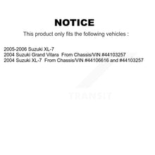 Load image into Gallery viewer, Front Coated Disc Brake Rotors And Ceramic Pads Kit For Suzuki XL-7 Grand Vitara