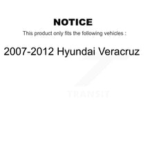 Charger l&#39;image dans la galerie, Front Coated Disc Brake Rotor And Ceramic Pad Kit For 2007-2012 Hyundai Veracruz