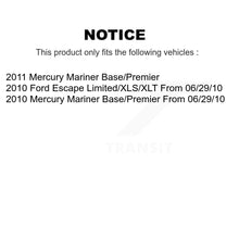 Load image into Gallery viewer, Front Rear Coat Disc Brake Rotor Ceramic Pad Kit For Ford Escape Mercury Mariner