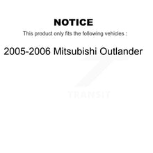 Load image into Gallery viewer, [Front+Rear] 2005-2006 Mitsubishi Outlander Premium Coated Rotors &amp; Ceramic Pads Brake Kit For Max Braking