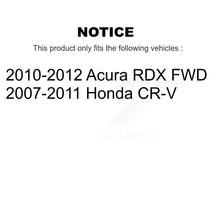 Load image into Gallery viewer, Front Rear Coated Disc Brake Rotors And Ceramic Pad Kit For Honda CR-V Acura RDX