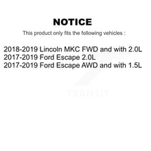 Load image into Gallery viewer, Front Rear Coated Disc Brake Rotors And Ceramic Pads Kit For Ford Escape Lincoln MKC KGT-101067