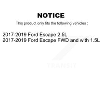 Charger l'image dans la galerie, Front Rear Coated Disc Brake Rotors And Ceramic Pads Kit For Ford Escape KGT-101084