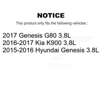 Load image into Gallery viewer, Front Rear Coated Brake Rotor &amp; Ceramic Pad Kit For Hyundai Genesis G80 Kia K900