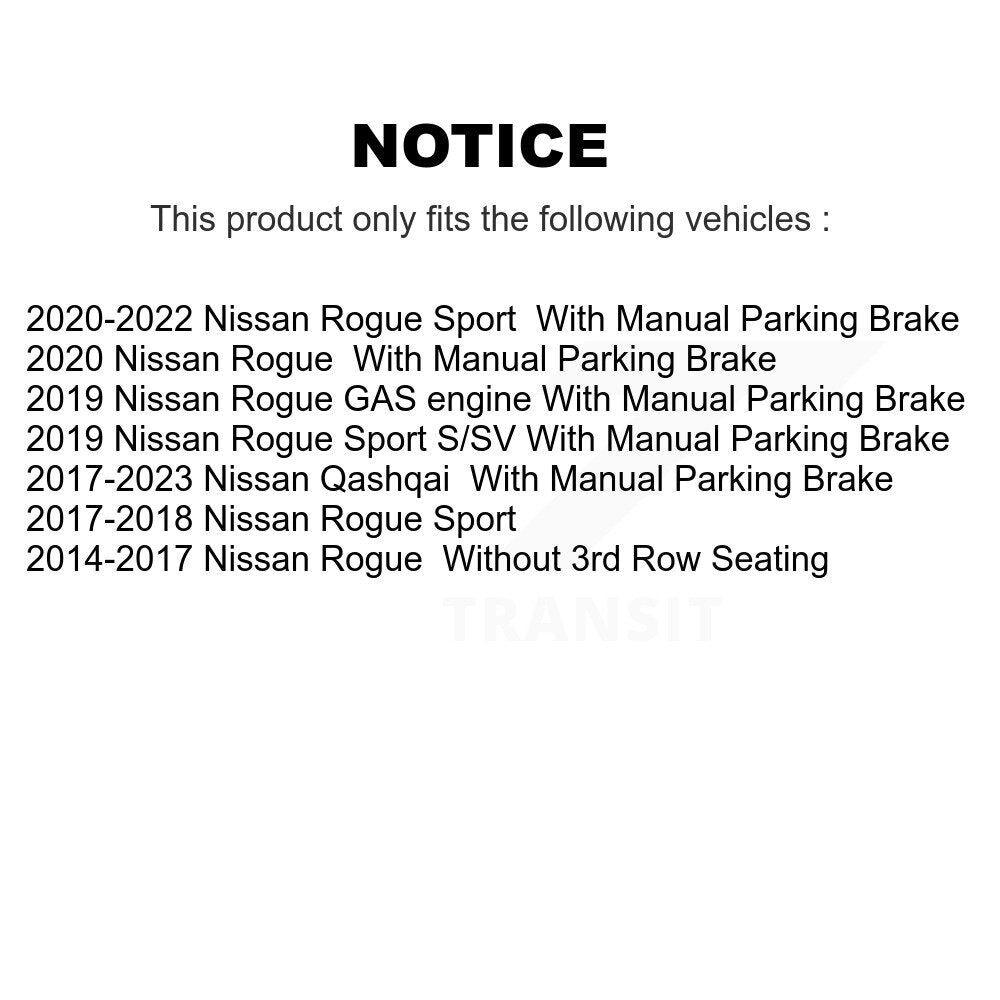 Front Rear Coat Disc Brake Rotors Ceramic Pad Kit For Nissan Rogue Sport Qashqai