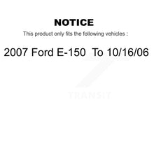 Load image into Gallery viewer, Rear Coated Disc Brake Rotor And Ceramic Pad Kit For 2007 Ford E-150 To 10 16 06