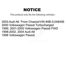 Charger l'image dans la galerie, Rear Coated Disc Brake Rotors And Ceramic Pads Kit For Volkswagen Passat Audi A6